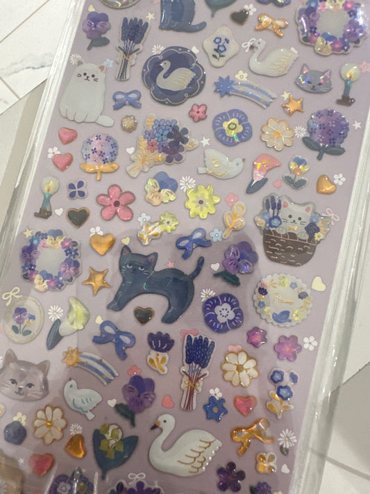 Cute little animals stickers