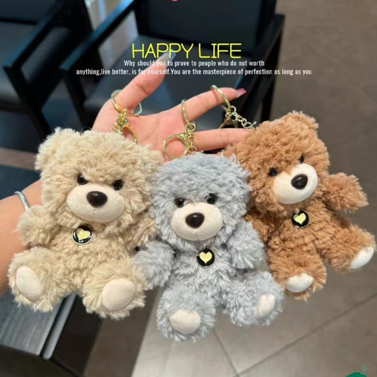 Cute Bear Plush Keychain