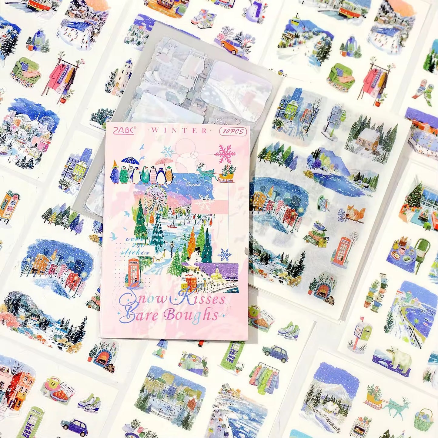 Aesthetic Landscape Sticker Book