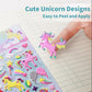 Unicorn Puffy Stickers
