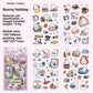 Doodle Animal Deco Sticker
