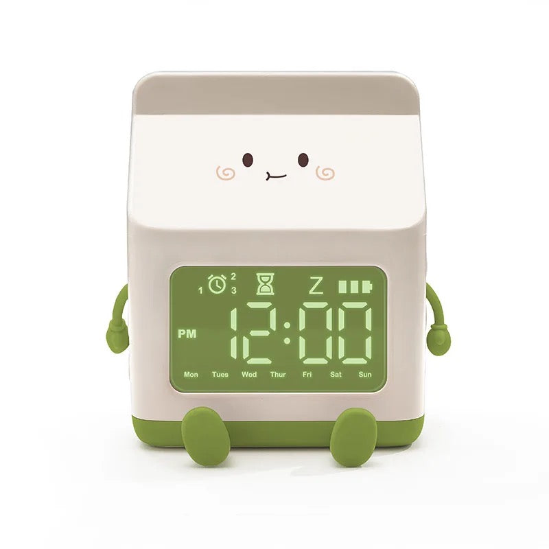 Milk Carton Alarm Clock