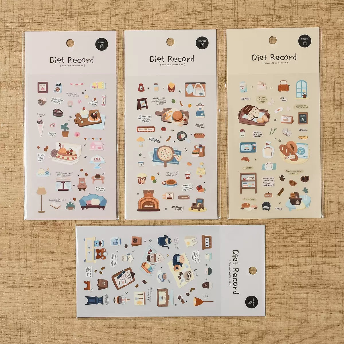 Diet Record Deco Sticker