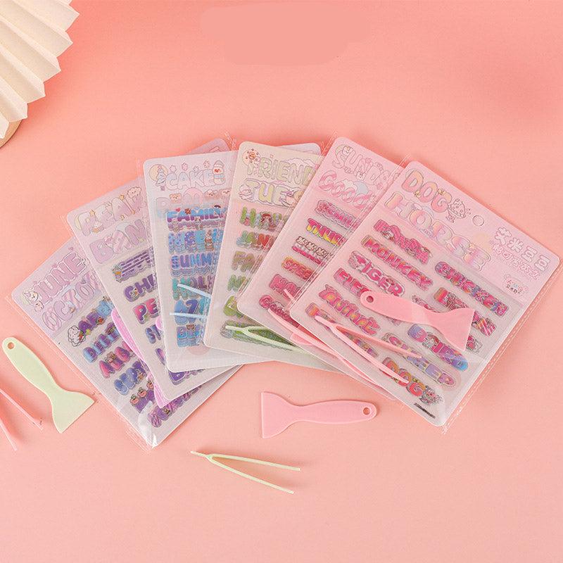 English Font Sticker