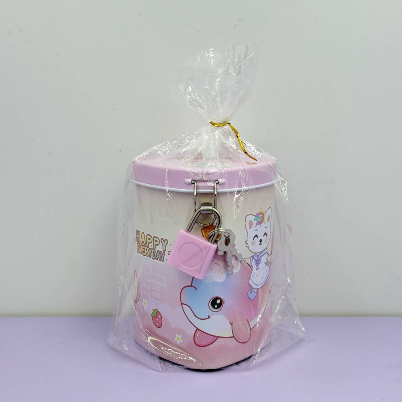 Mini Cat and Dino Money Bank