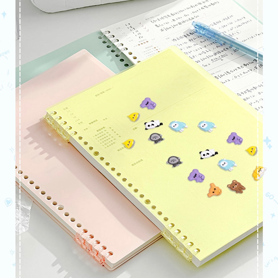 Kawaii Animal Puffy Sticker Set