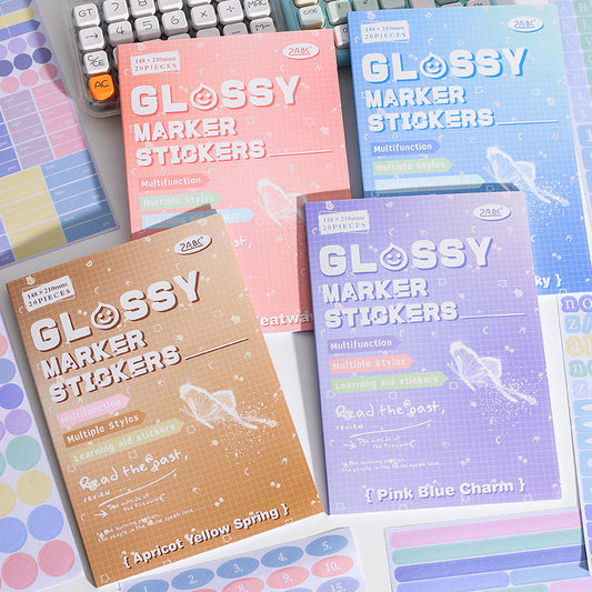 Glossy Marker Journaling Stickers