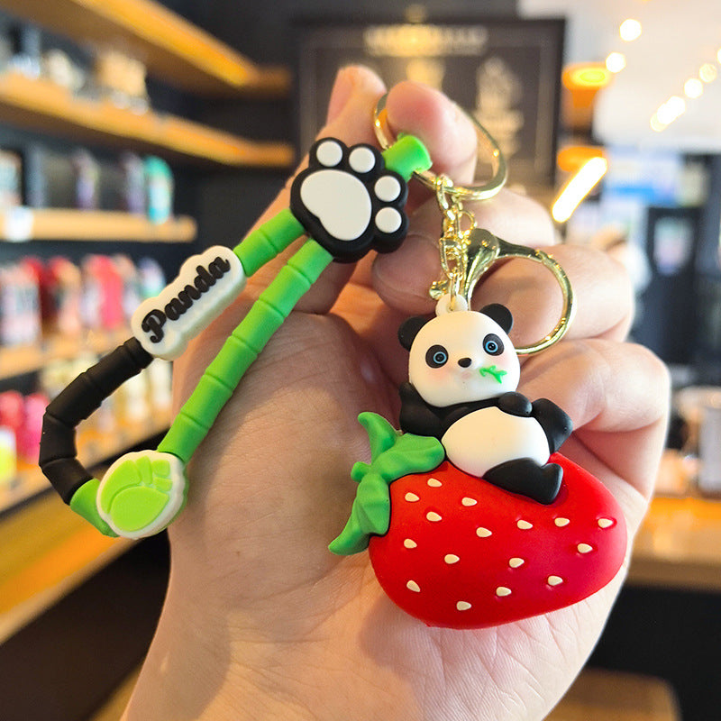 Premium Panda Couple Keychain Set (2pcs Set)
