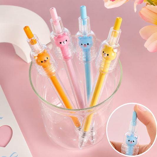 Kawaii Bear Rotating Gel Pen