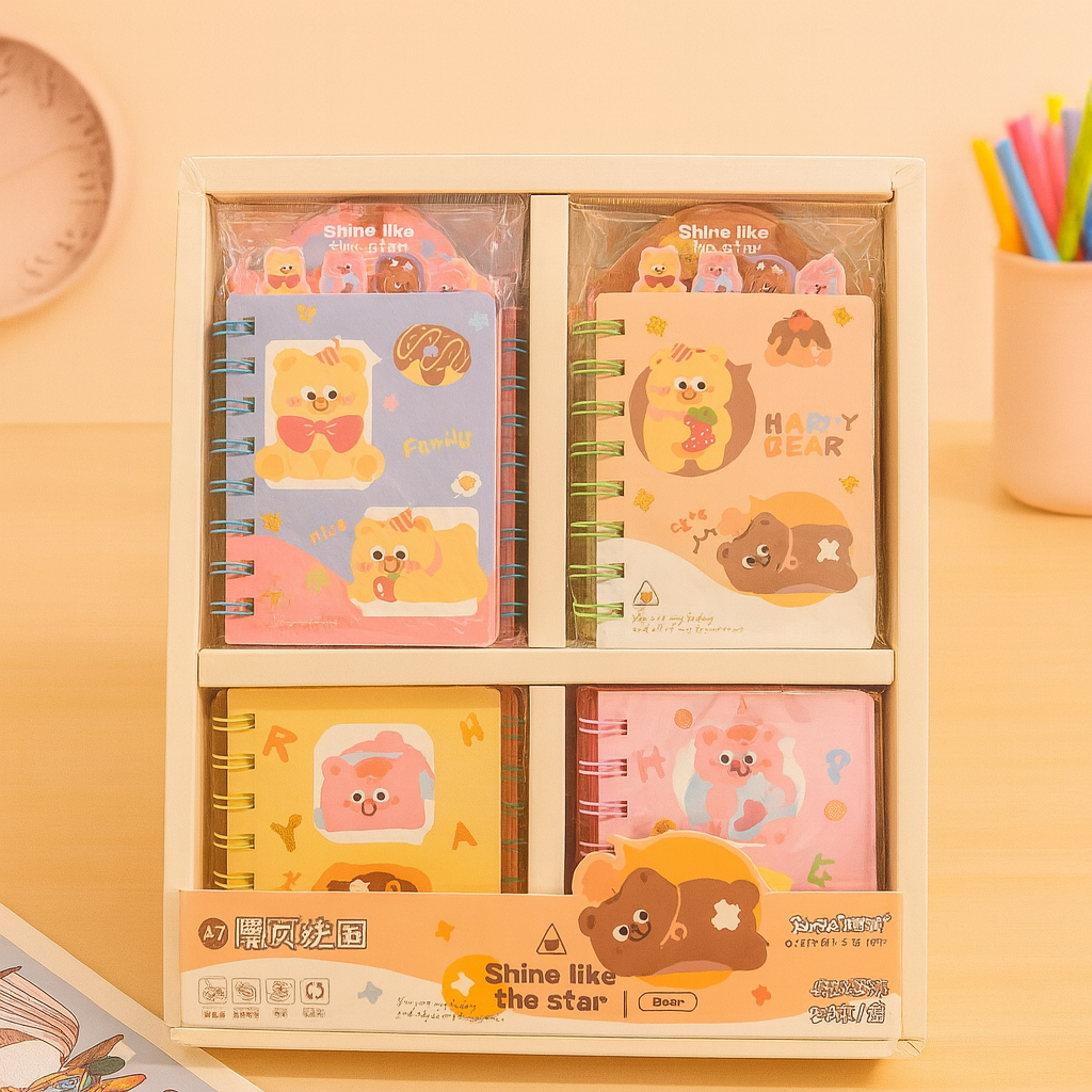 Kawaii Mini Spiral Diary
