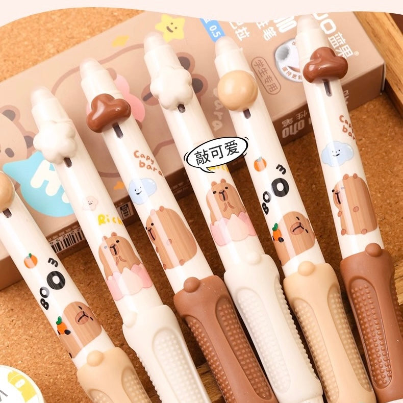 Capybara Erasable Pen Set 3 Pcs