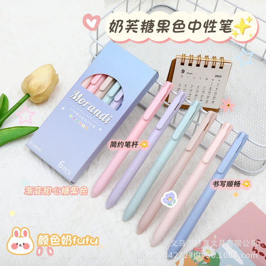 Morandi Neutral Pen (set of 6pcs)