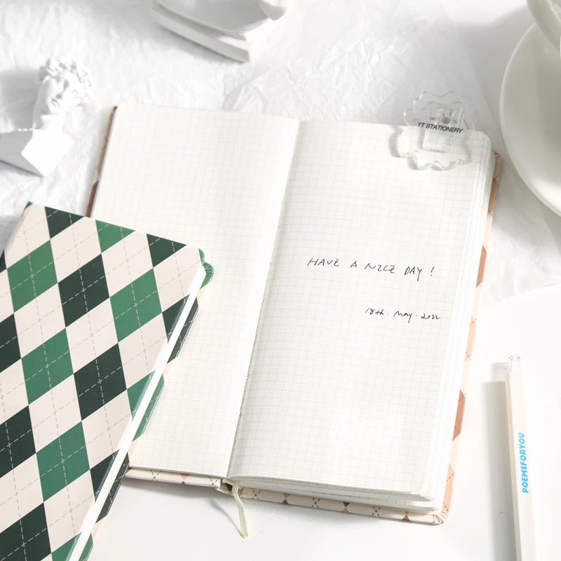 Rhombic Grid Journal Diary