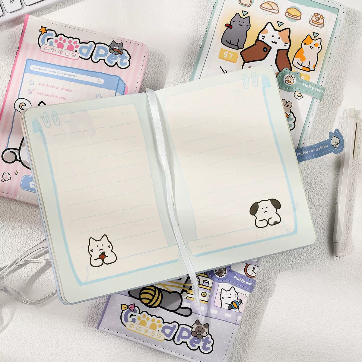 Kawaii Fluffy Cat Diary