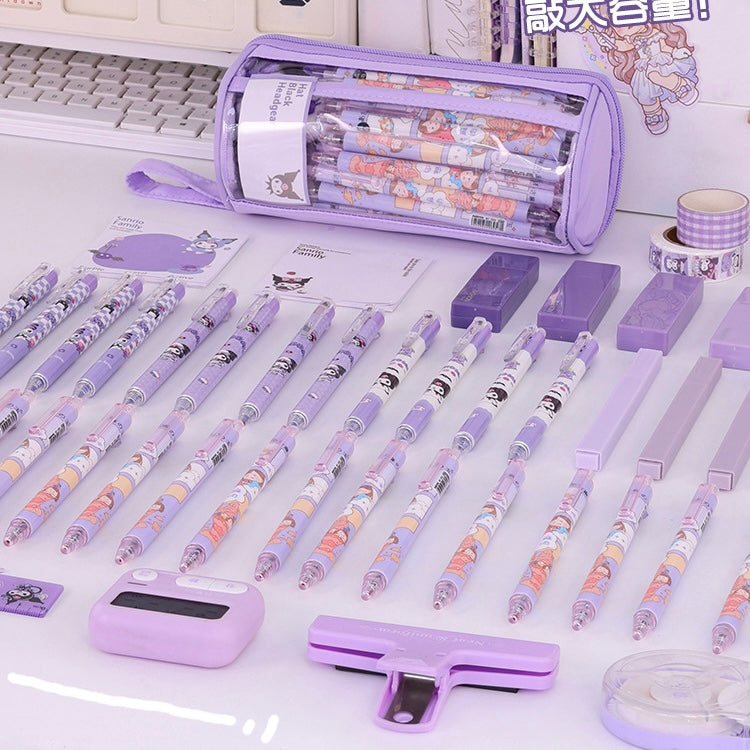Large Capacity Transparent Pencil Case