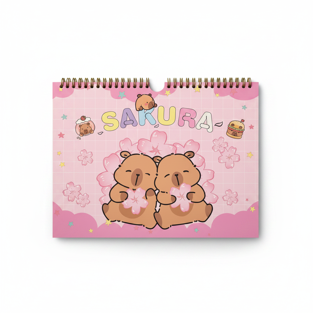 Capybara Planner Notebook