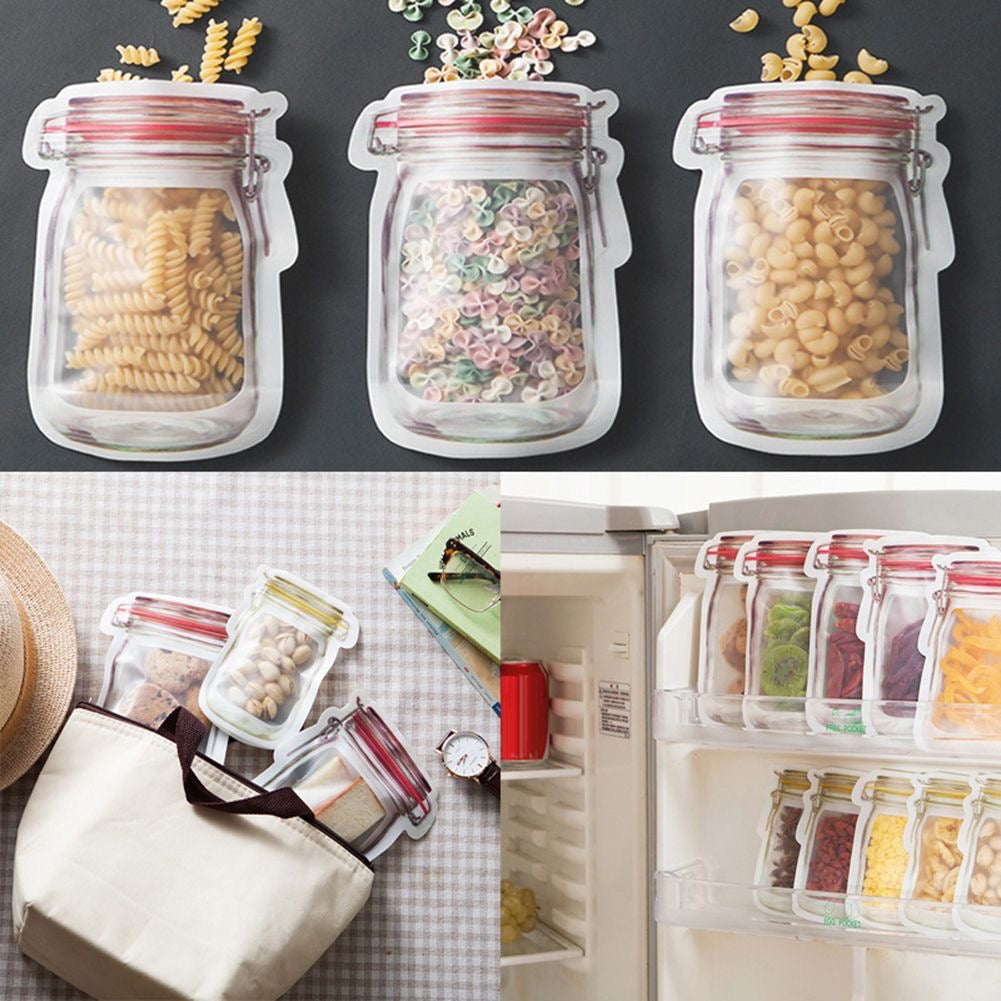 Mason Jar Nut Bags