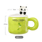 Panda Ceramic Mug With Spoon