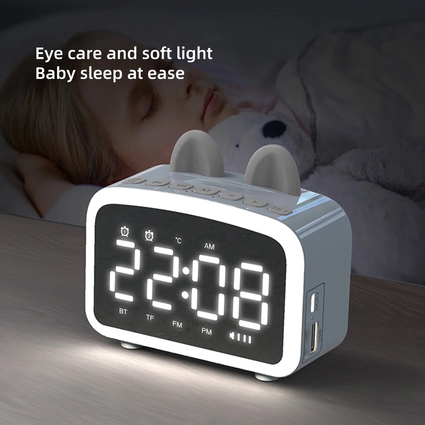 Speaker With Alarm Clock