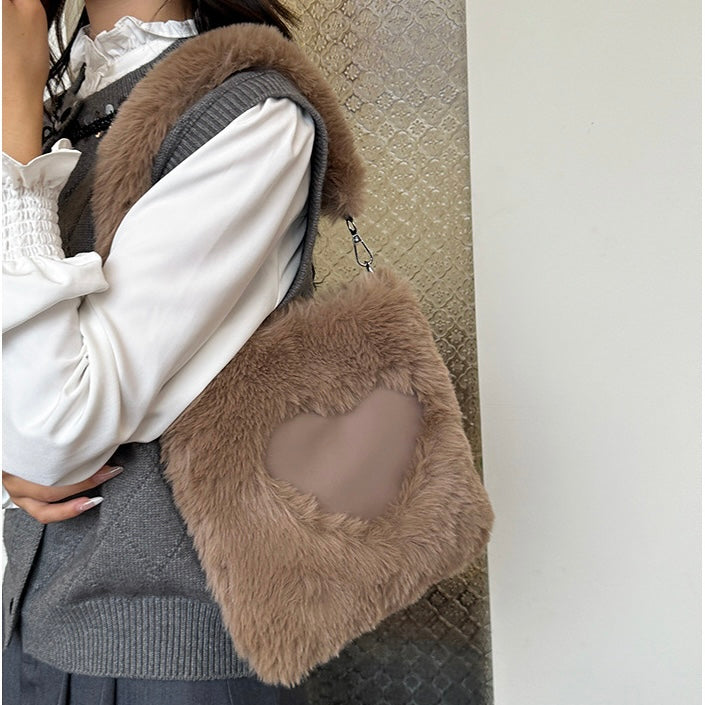 Heart Theme Shoulder Bag