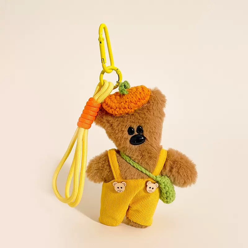Teddy Bear Plush Keychain