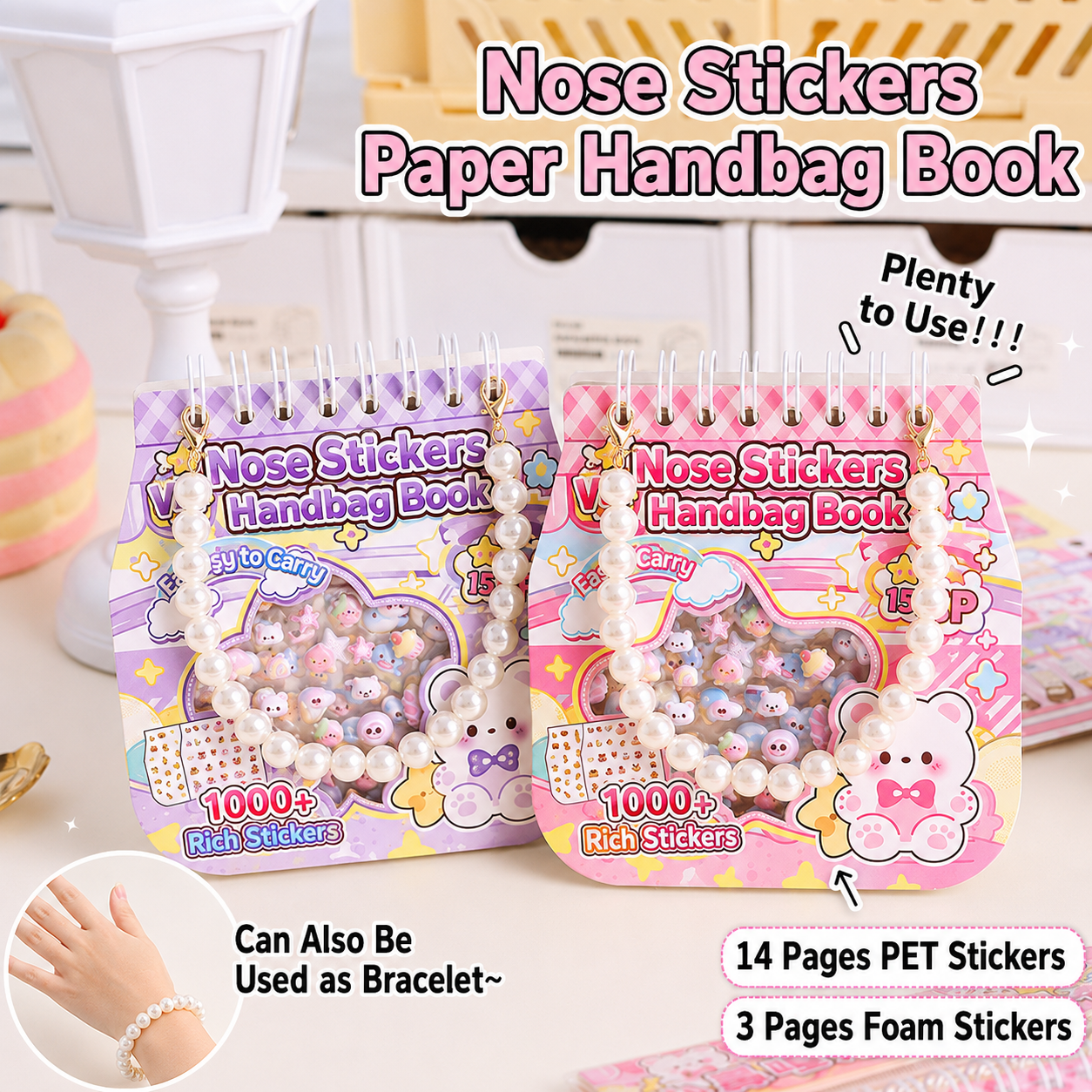 Kawaii Mini Puffy Sticker Kit