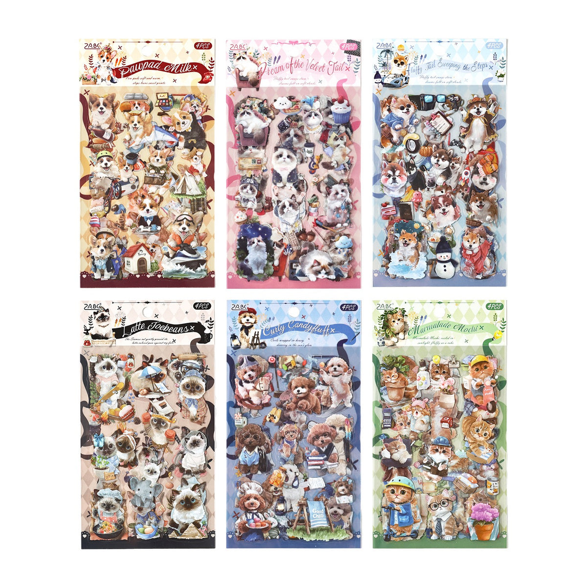 Kawaii Pet Sticker Pack
