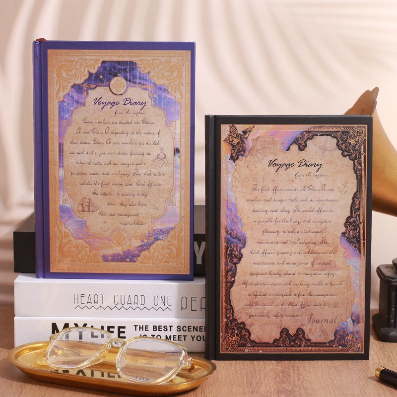 Vintage Voyage Hardcover Diary