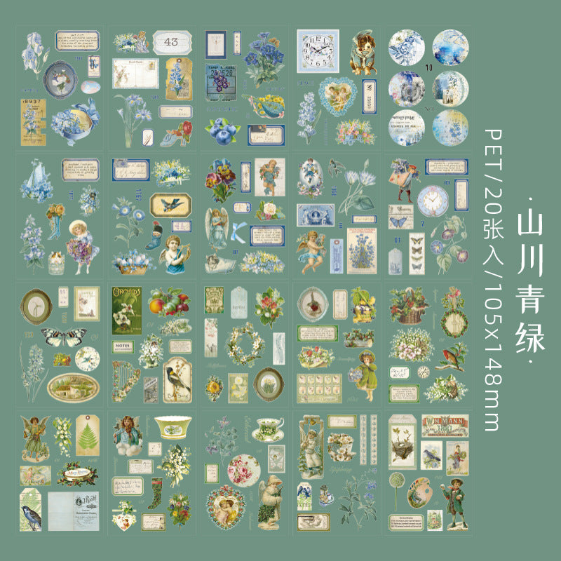 Brilliant Elegy Series Journal Sticker Book