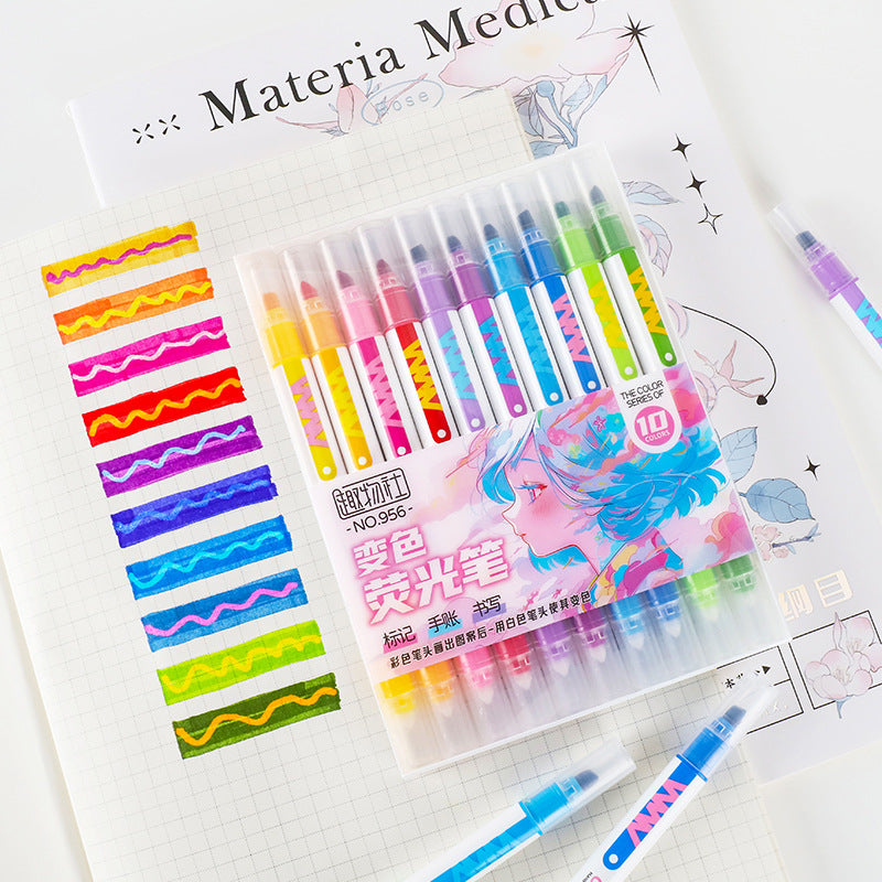 Dual Tip Color Changing Highlighter