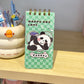 Panda Spiral Notepad