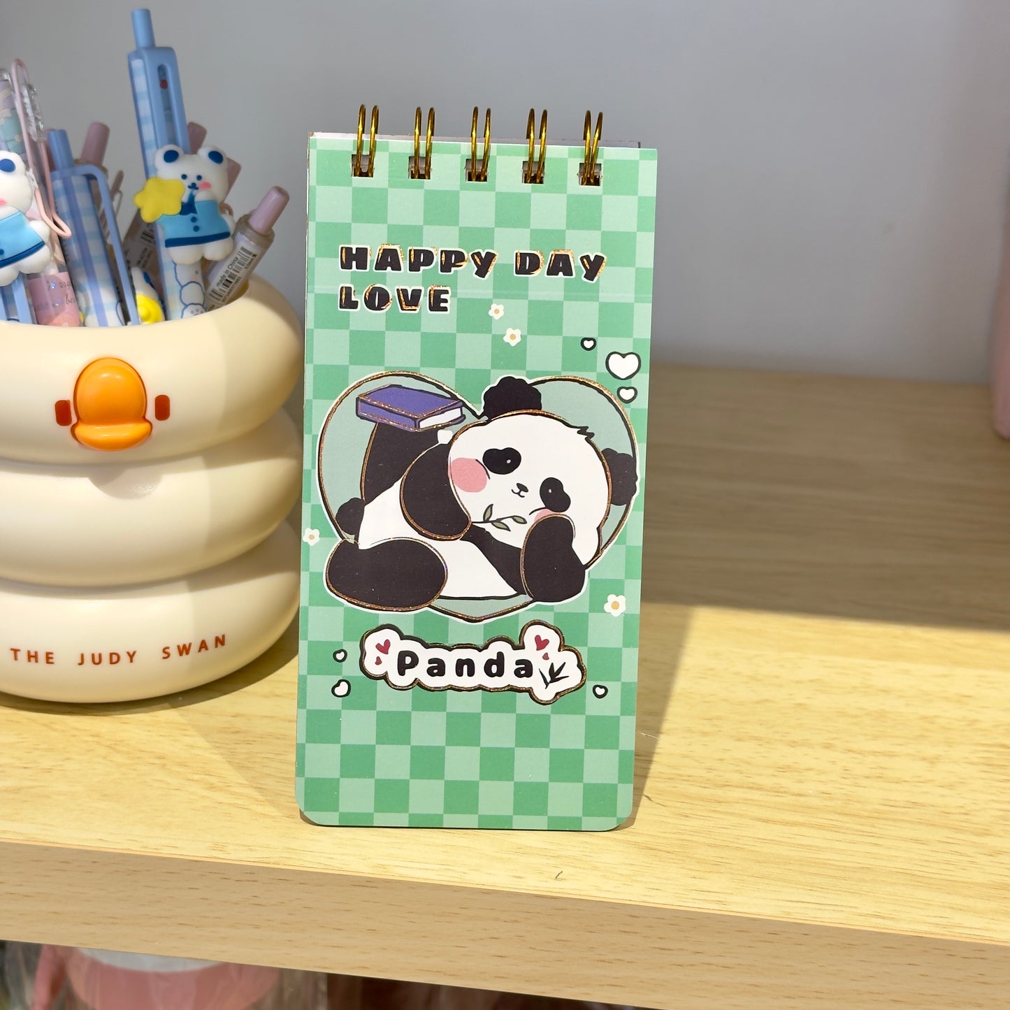 Panda Spiral Notepad