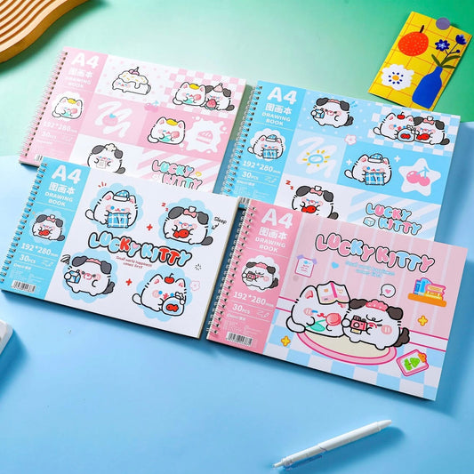 Kawaii Spiral Sketchbook