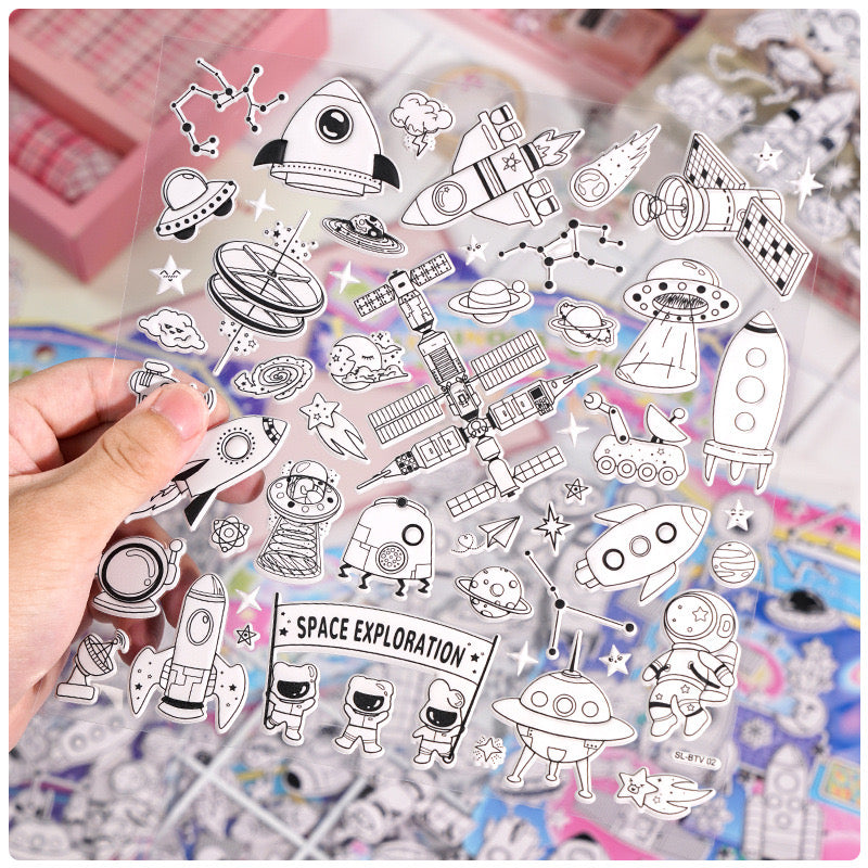 Galaxy Night Glow Sticker