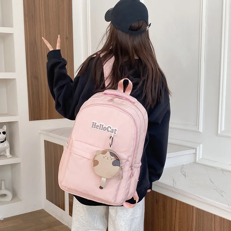 Hello Cat School Bag