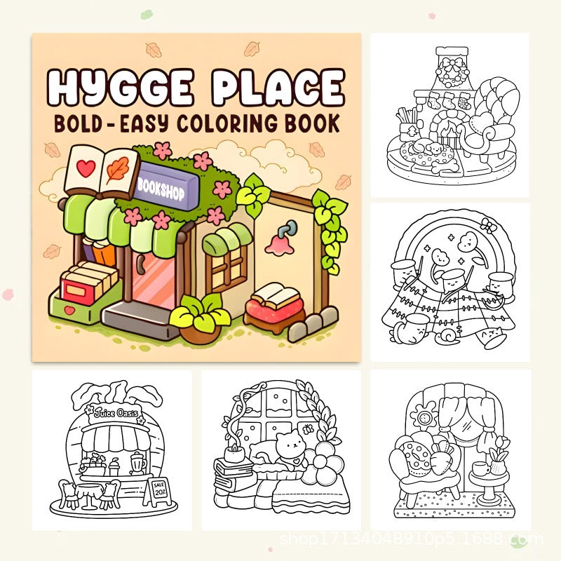 Hygge Place Coloring Book