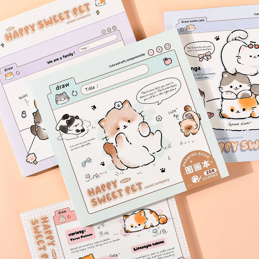 Happy Sweet Pet Drawing Book