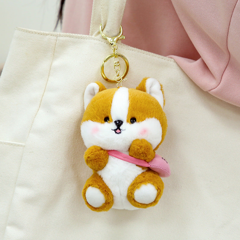 Fox Plush Keychain