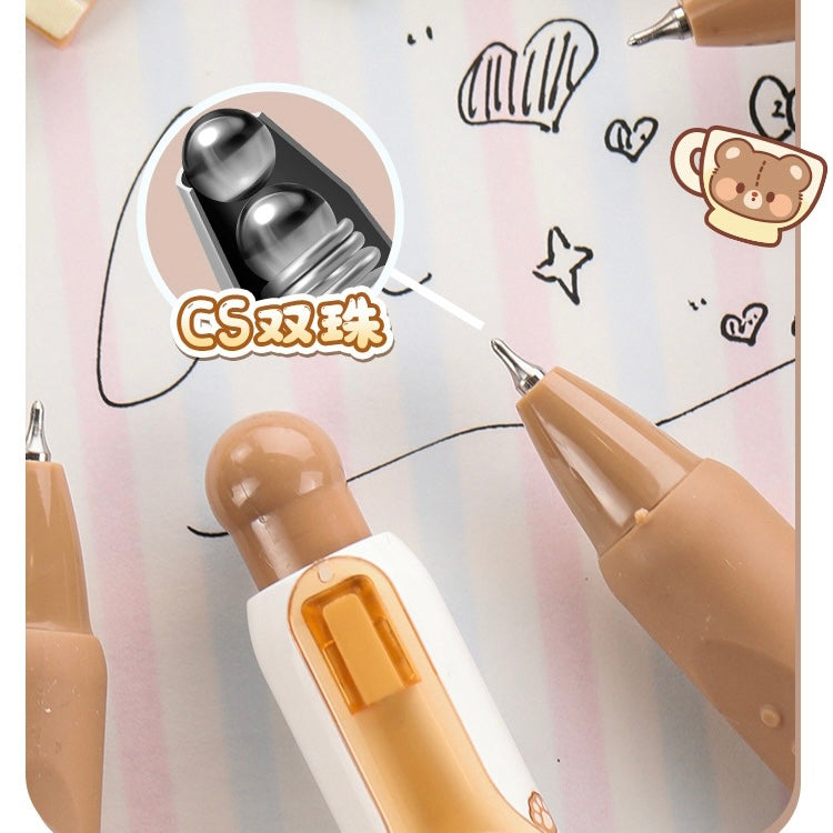 Cute Little Bear Pen Set (2pcs)