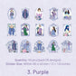 Girl in Mirror Frame Washi Stickers