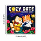 Cozy Date Coloring Book