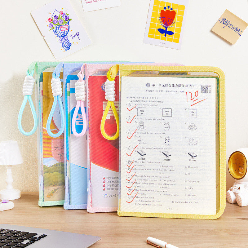 A4 Zipper Data Bag