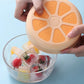 Orange Silicon Ice Tray