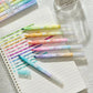 Rainbow Glitter Erasable Highlighter