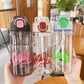 AquaBlush Plastic Water Bottle
