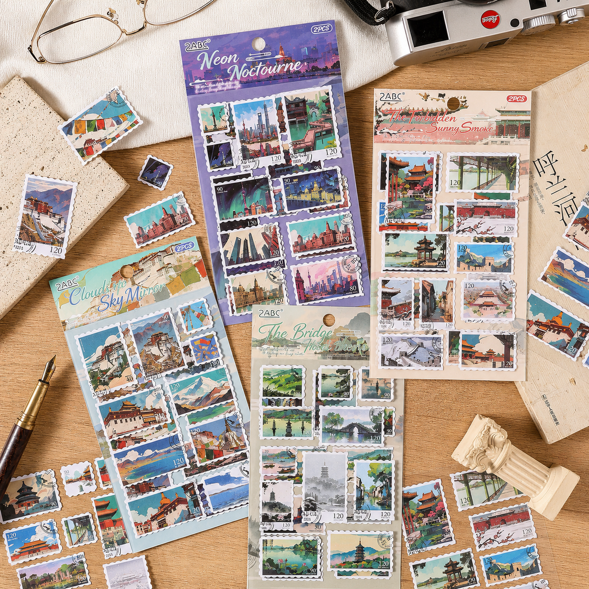 Dreamy Postcard Stamps