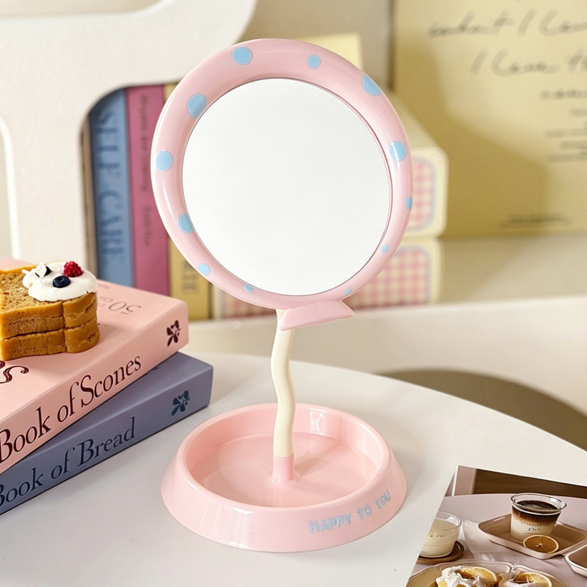 Polka Baloon Vanity Mirror