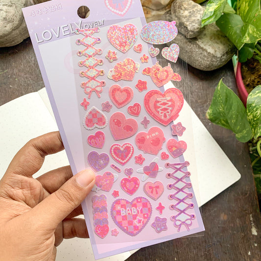 Kawaii Sparkling Deco Sticker