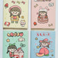 Peach Girly Notebook Set Of (5pcs)