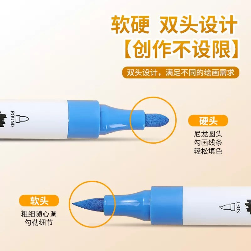 Kawaii Dual-Tip Acrylic Markers